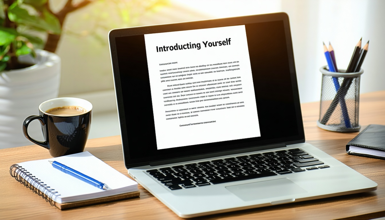 how do i introduce myself in a cover letter