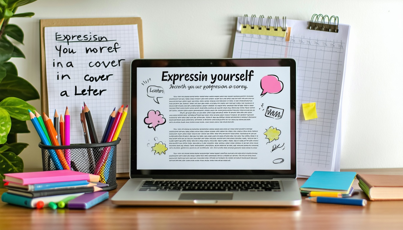 how do you express yourself in a cover letter