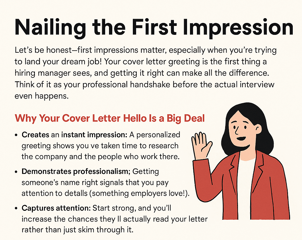 Cover Letter Greetings