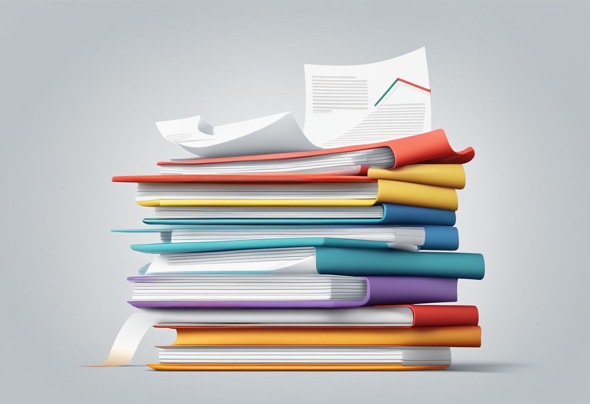 A stack of proposal cover letters with red marks and corrections