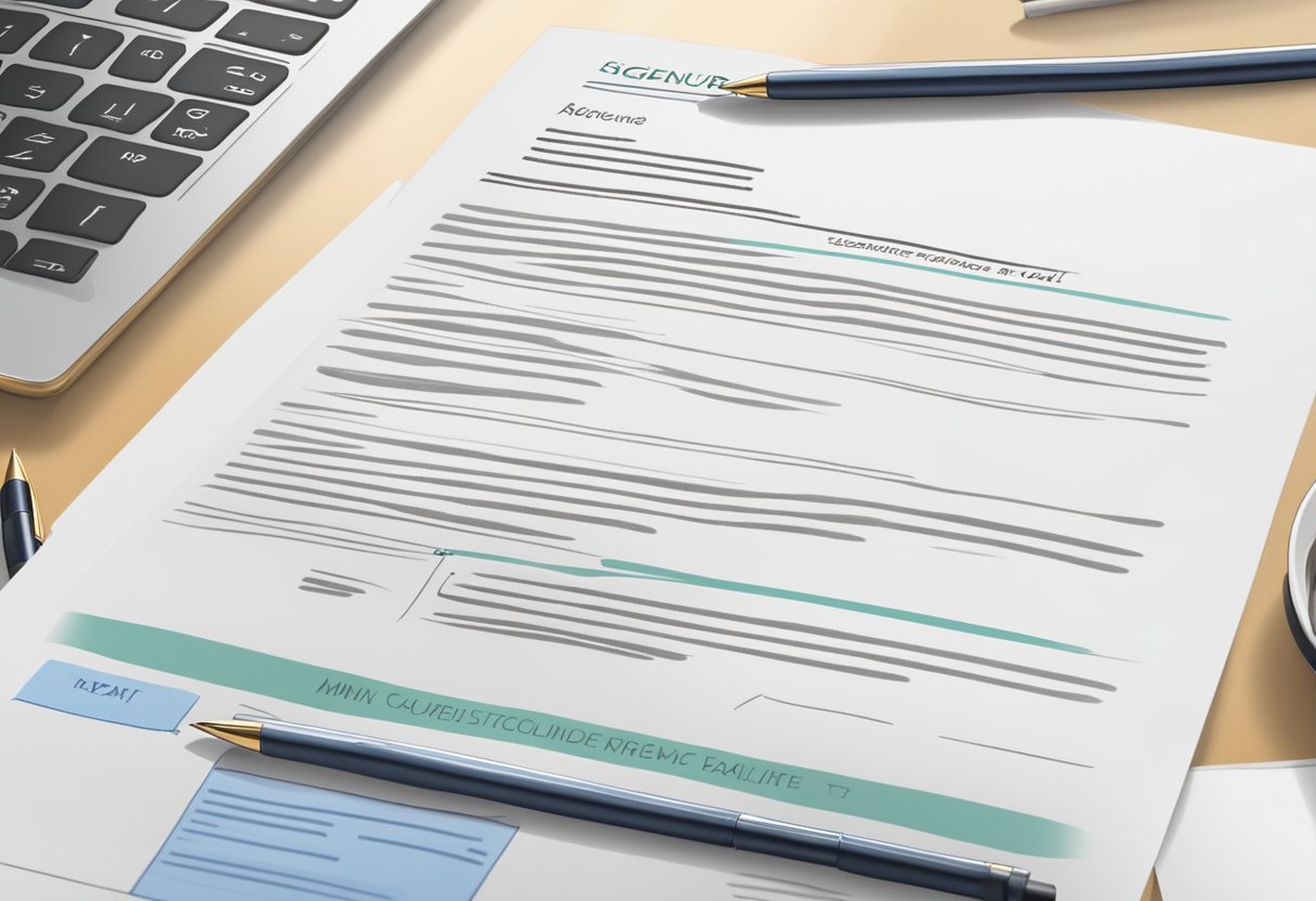 A cover letter with a strong closing paragraph and signature, accompanied by a professional email requesting an interview
