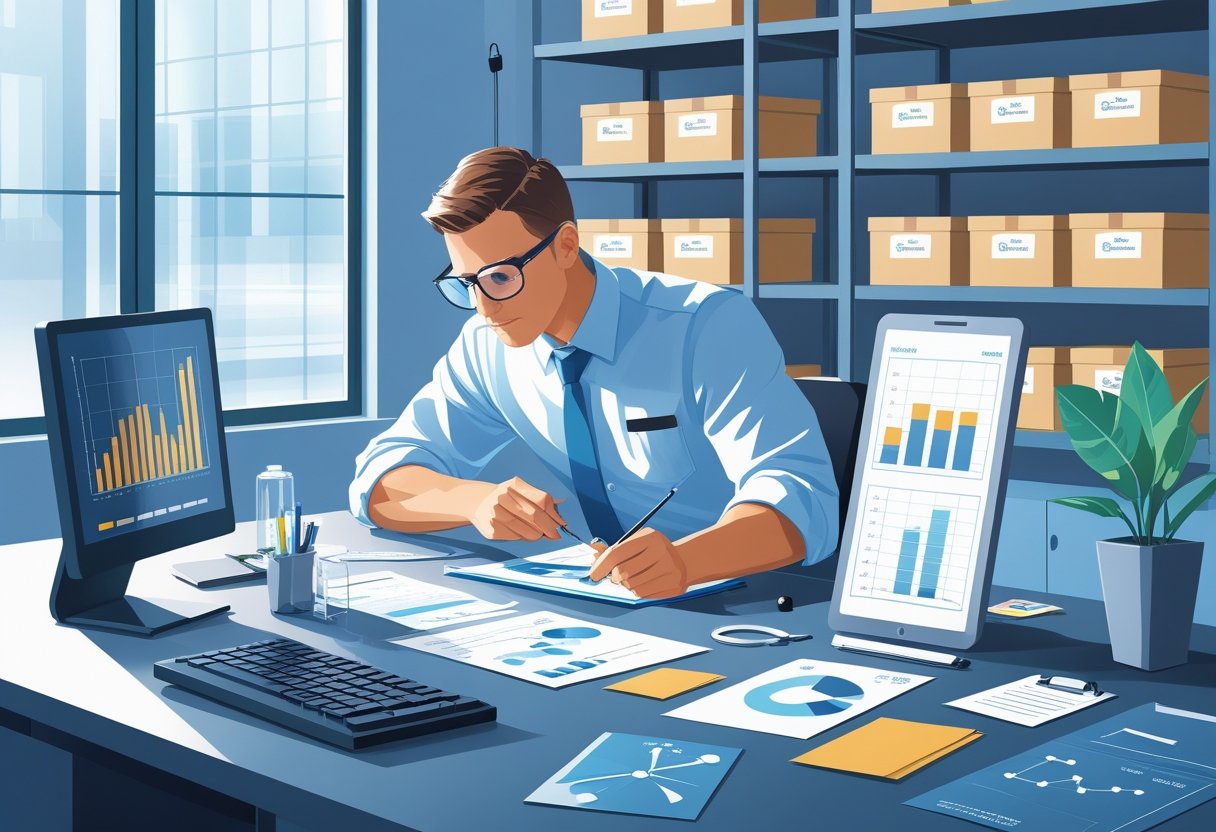 22 Quality Control Resume Examples & Guide for 2025: Expert Templates and Writing Tips 1 A quality control specialist examining product samples at a desk with charts and checklists in an organized office environment.
