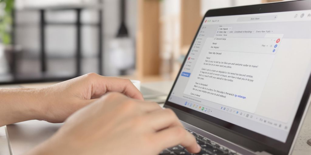 Professional sending email to recruiter