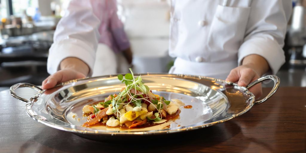 Clean food service resumes with tasty food.